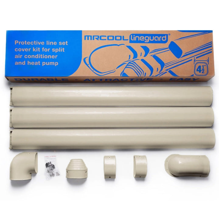 MRCOOL LineGuard Line Set Outdoor Cover for Ductless Mini Split System, Tan
