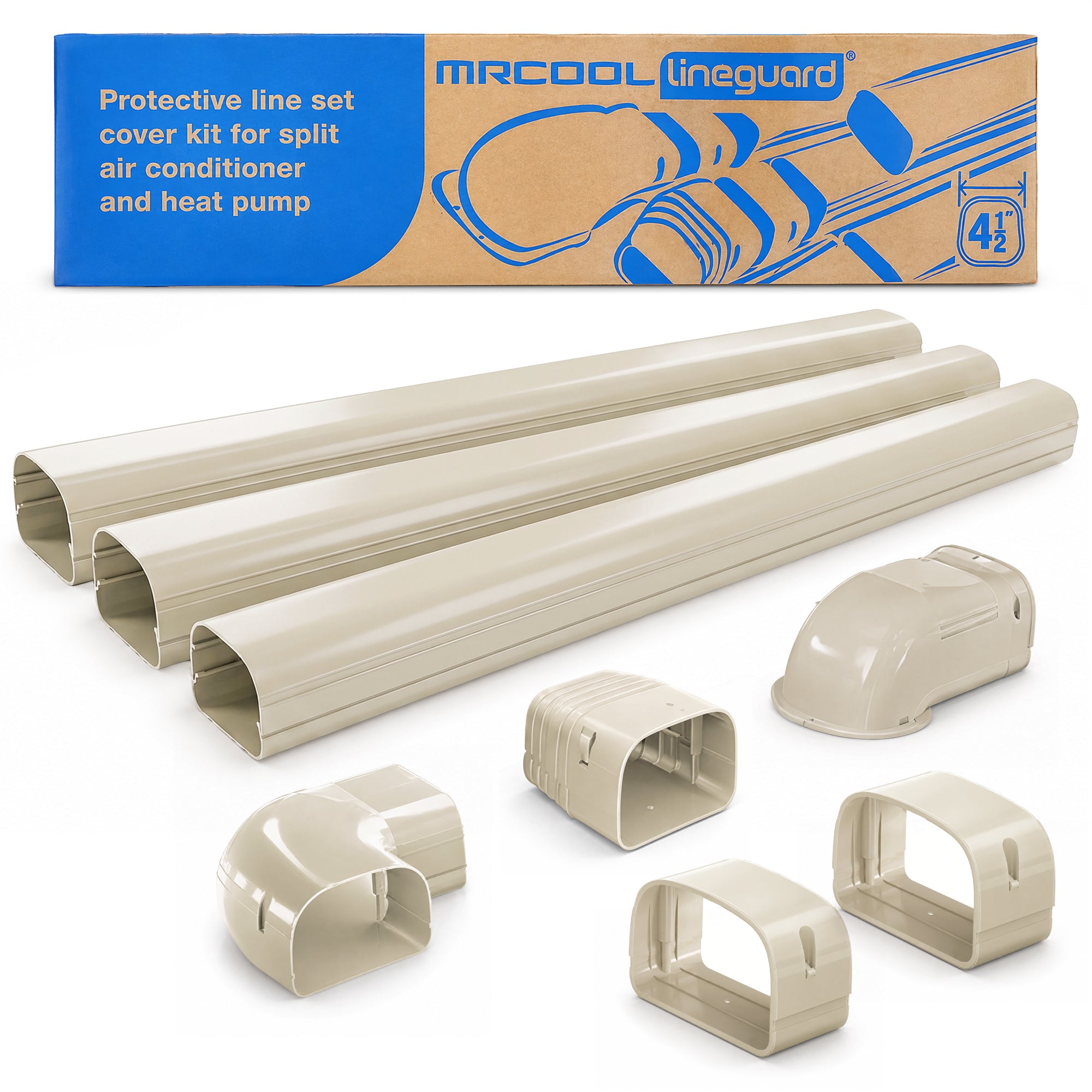 MRCOOL LineGuard Line Set Cover for Ductless Mini Split System (For Parts) - VMInnovations