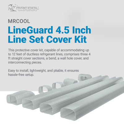 MRCOOL LineGuard Line Set Outdoor Cover for Ductless Mini Split System(Open Box) - VMInnovations