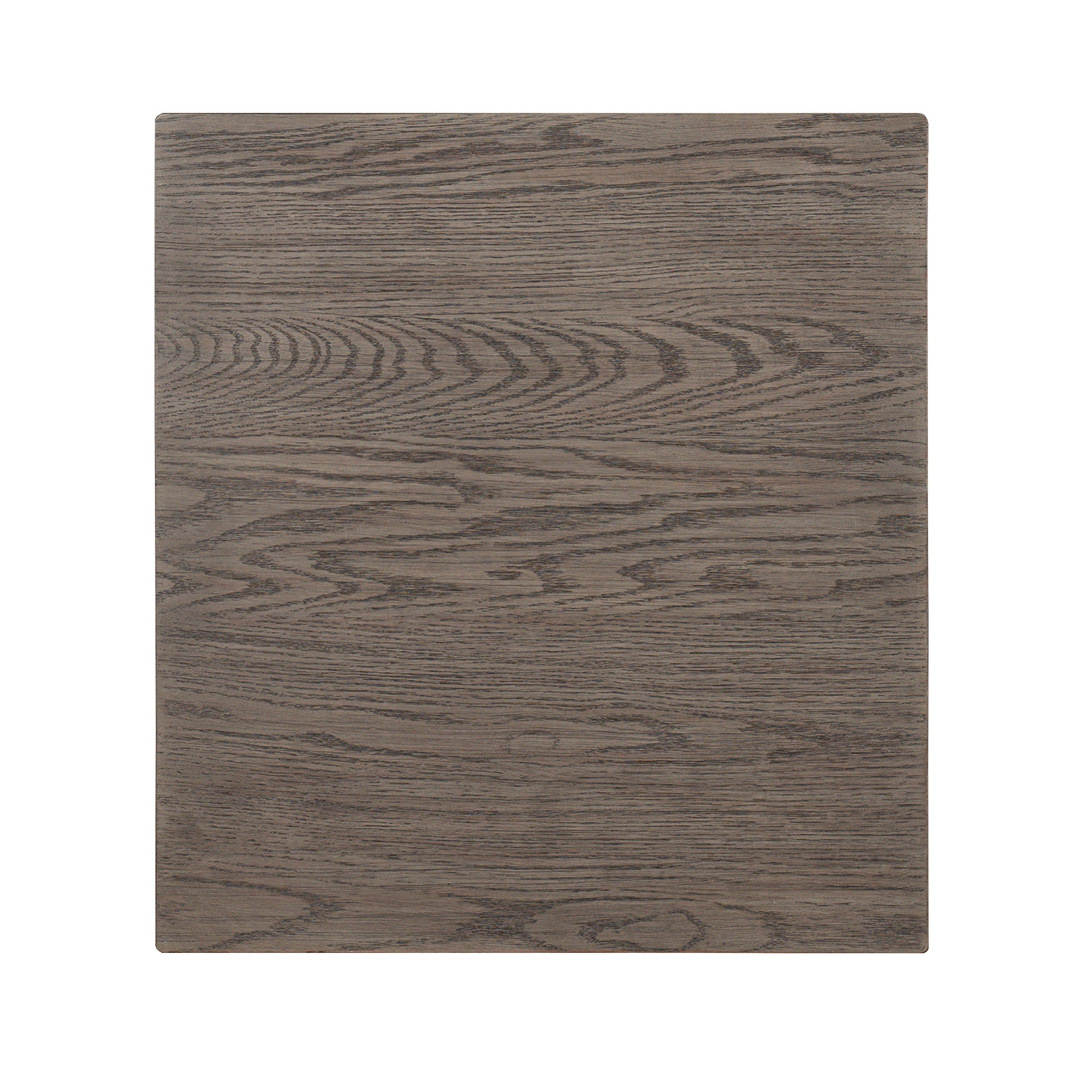 ROME + OAK Tate Farmhouse Wood End Table with Drawer, Weathered Brown and Cream - VMInnovations