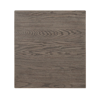 ROME + OAK Tate Farmhouse Wood End Table with Drawer, Weathered Brown and Cream
