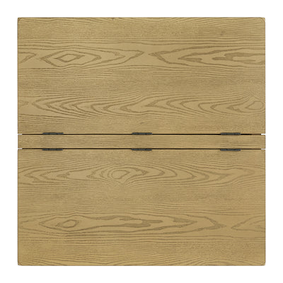 ROME + OAK Stratford Storage Cocktail Table with Manual Lift Top, Natural Oak - VMInnovations