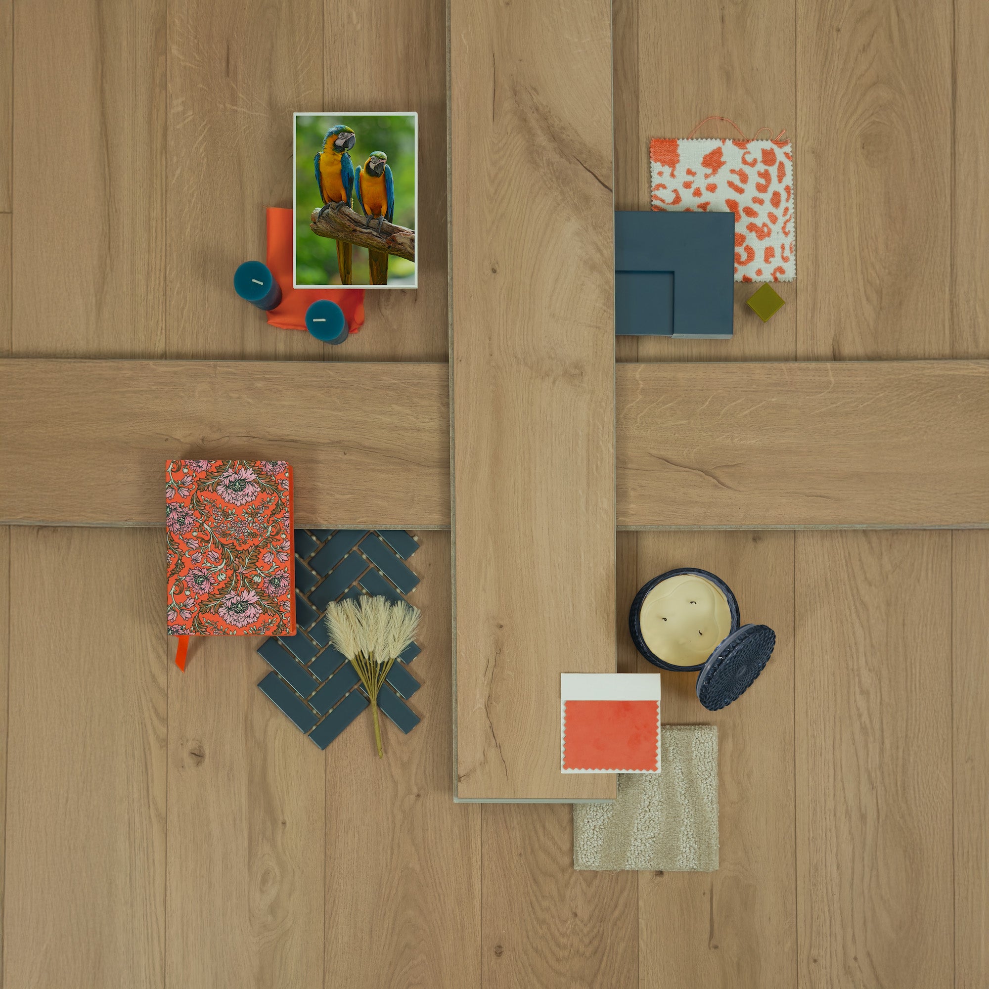 Nature's Mark Vinyl Flooring, Modern Hardwood, 22.16 sq. ft. per Carton, Sahara - VMInnovations