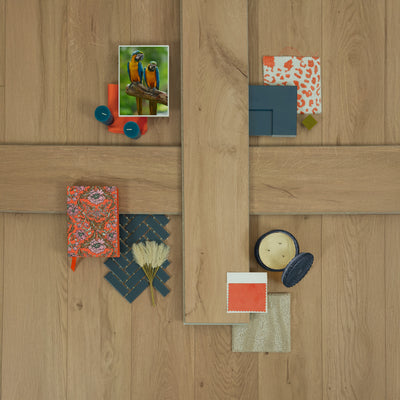 Nature's Mark Vinyl Flooring, Modern Hardwood, 22.16 sq. ft. per Carton, Sahara - VMInnovations