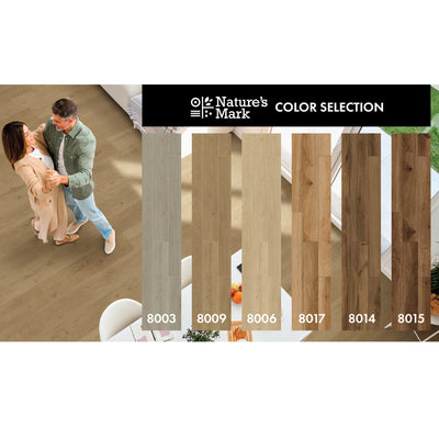 Nature's Mark Vinyl Flooring, Modern Hardwood, 22.16 sq. ft. per Carton, Summit - VMInnovations
