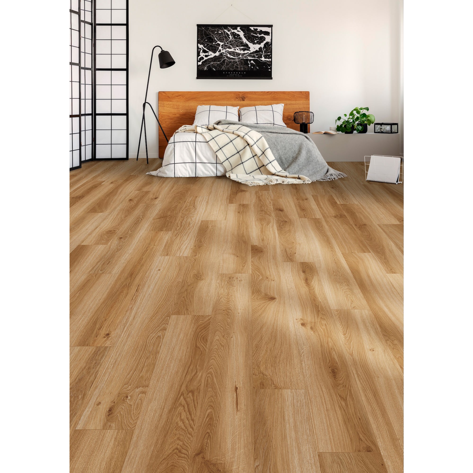 Nature's Mark Vinyl Flooring, Modern Hardwood, 22.16 sq. ft. per Carton, Haven - VMInnovations