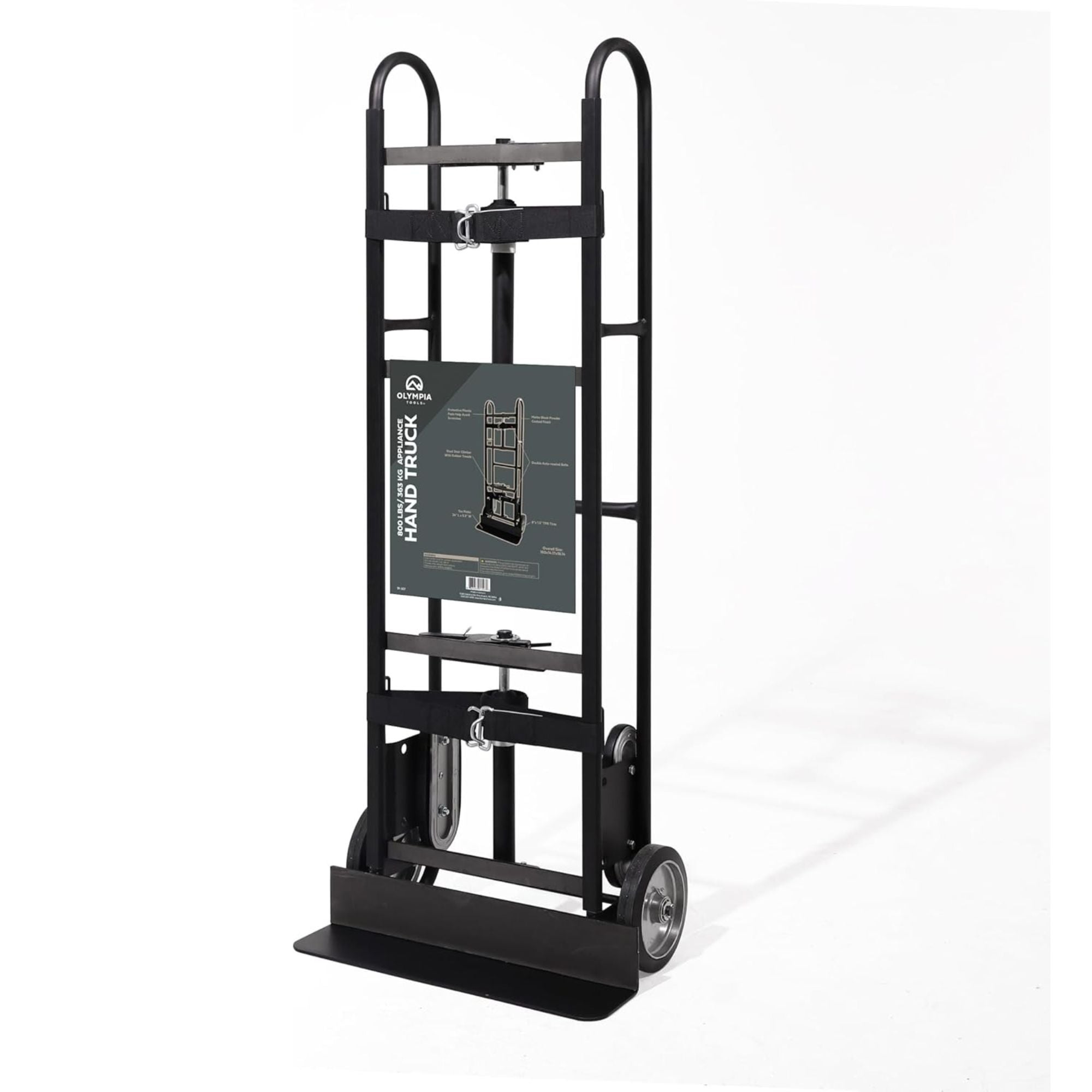 Olympia Tools 1200 Lb Appliance Hand Truck with Auto-Recoil Straps, (Open Box)