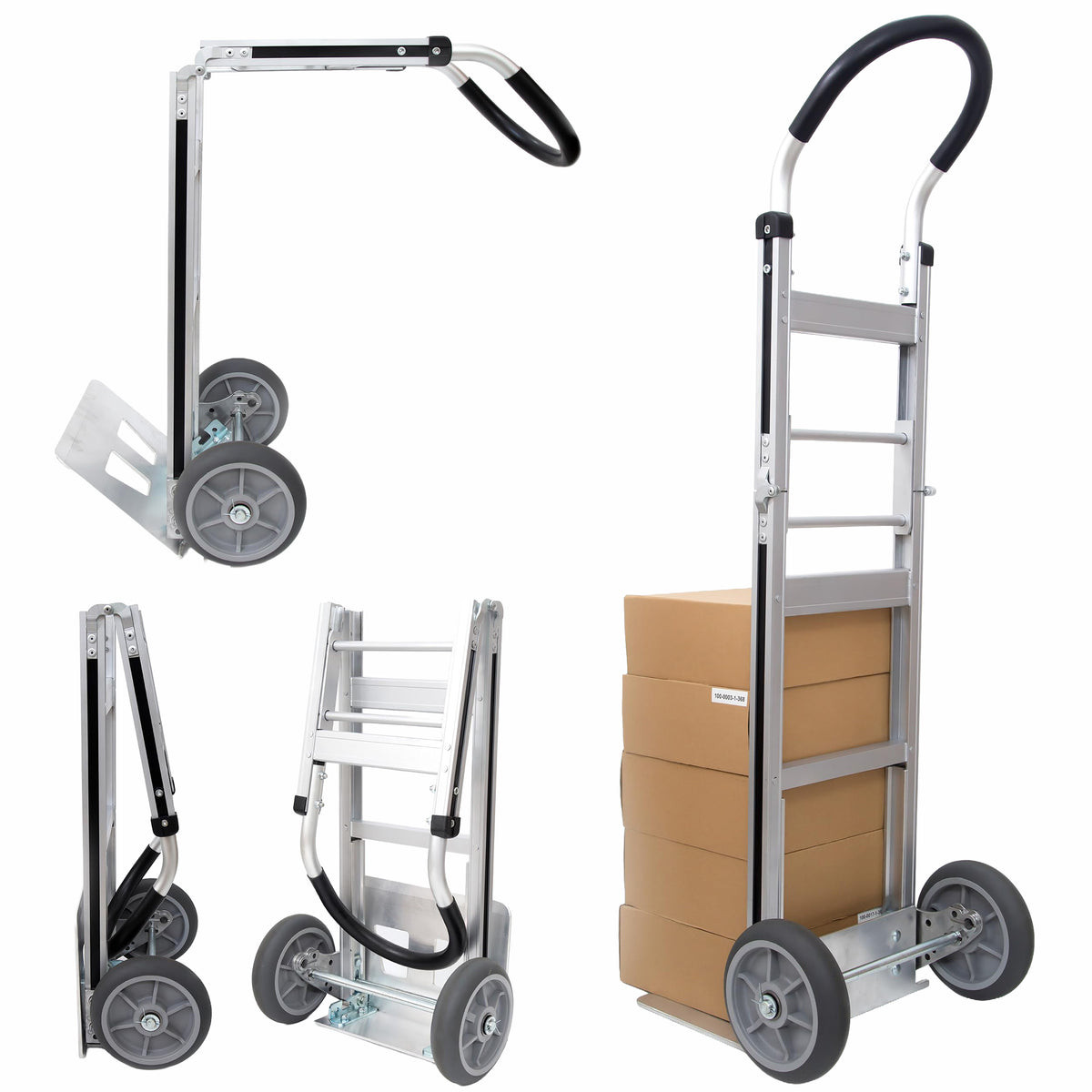 Olympia Tools Aluminum Foldable Utility Cart w/ Wheels & Removable Bag(Open Box)
