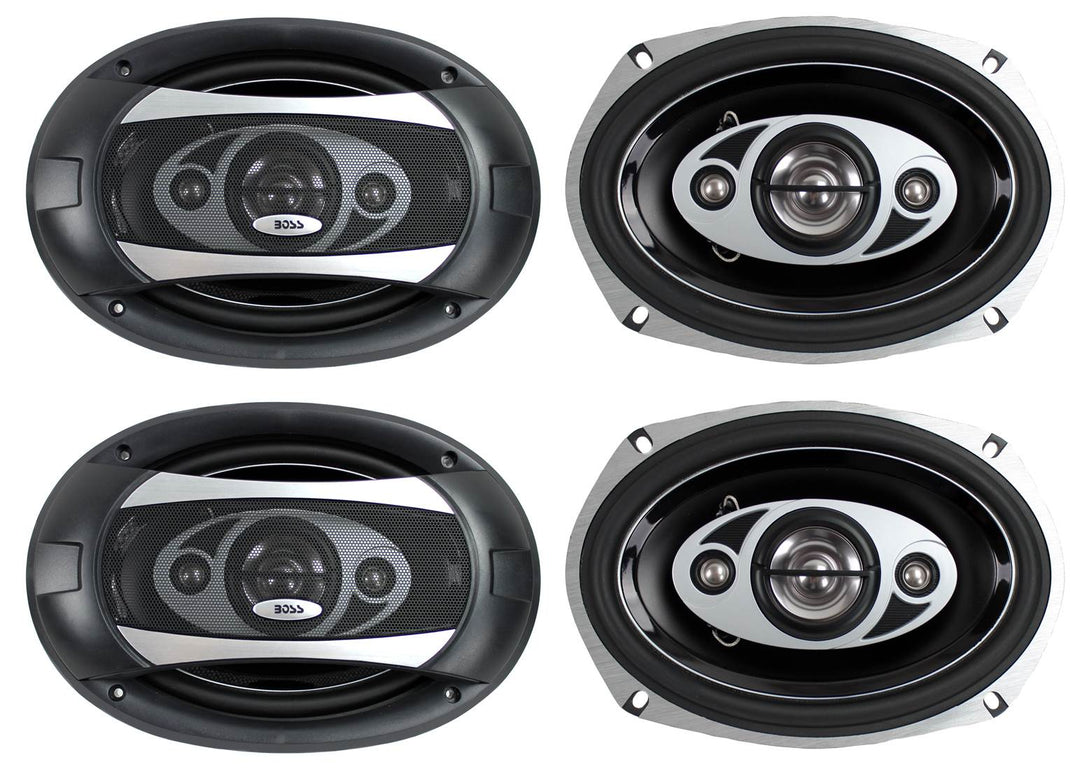 BOSS AUDIO P694C 6x9" 4-Way 800W Car Coaxial Stereo Speakers P69.4C 4 Ohm - VMInnovations
