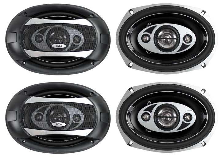 BOSS AUDIO P694C 6x9" 4-Way 800W Car Coaxial Stereo Speakers P69.4C 4 Ohm - VMInnovations