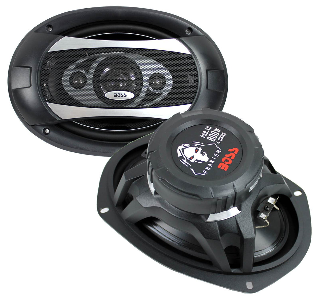 BOSS AUDIO P694C 6x9" 4-Way 800W Car Coaxial Stereo Speakers P69.4C 4 Ohm - VMInnovations