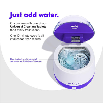 SmileDirectClub Smile Spa Ultrasonic & UV Cleaning Machine for Dental (Open Box)
