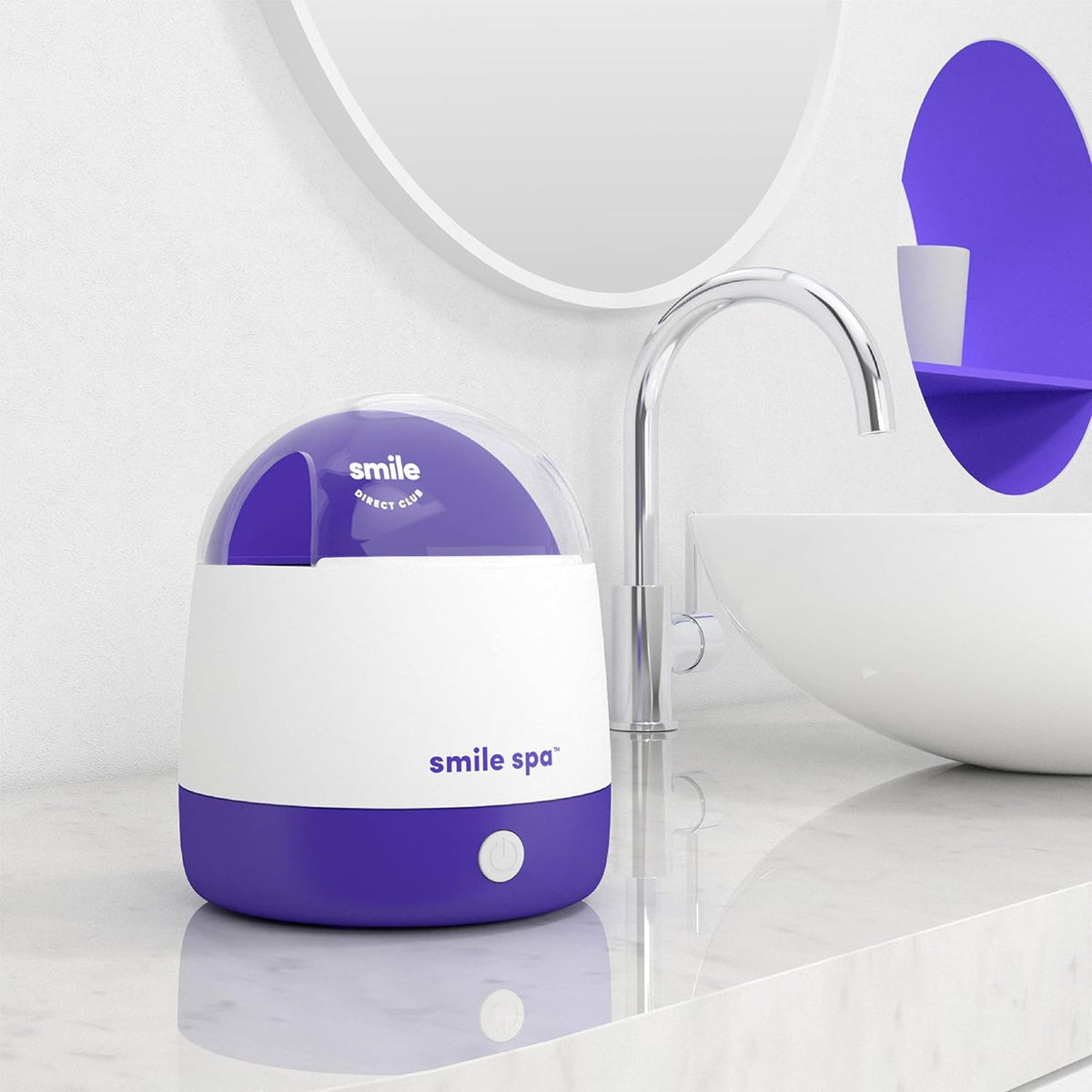SmileDirectClub Smile Spa Ultrasonic & UV Cleaning Machine for Dental (Open Box)
