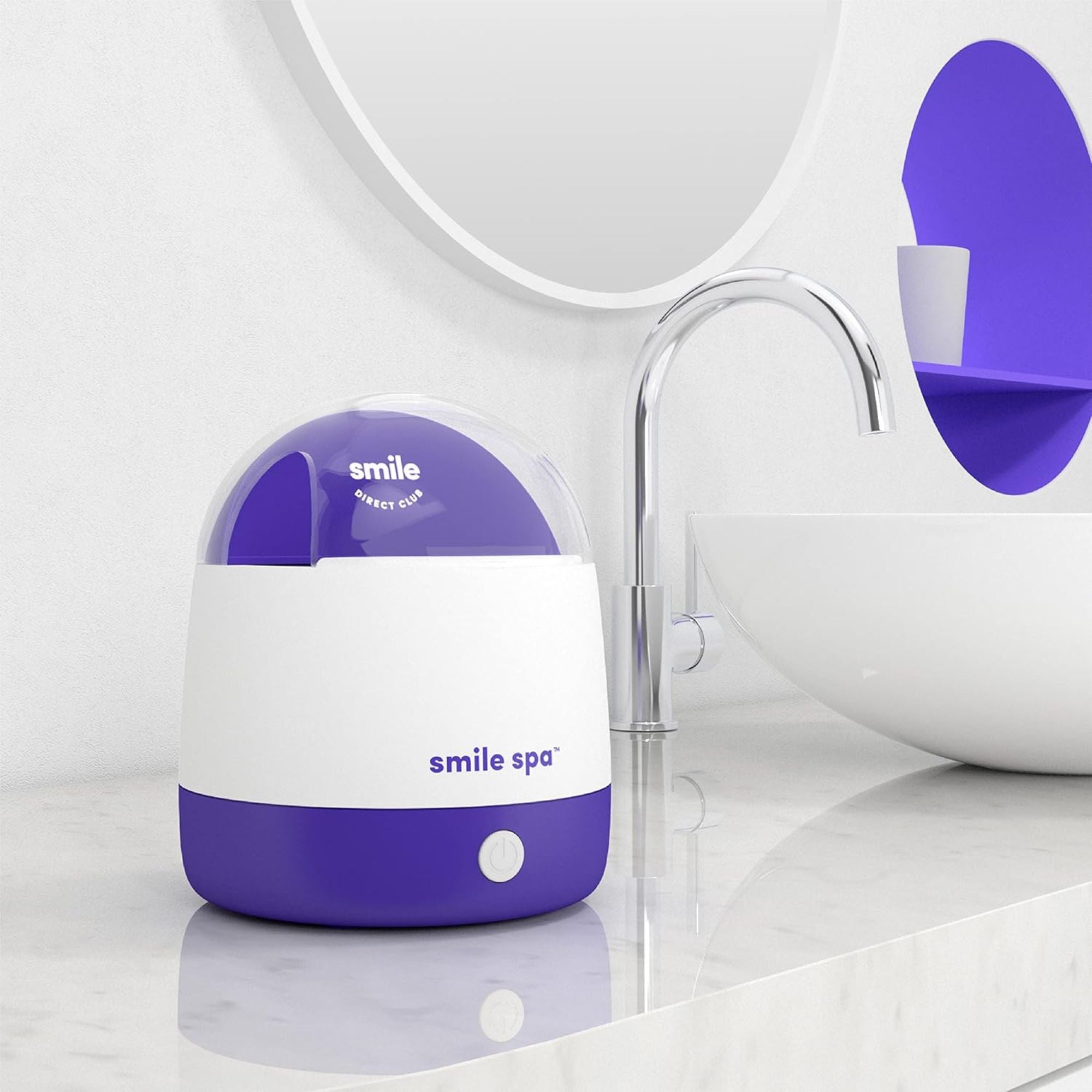 SmileDirectClub Smile Spa Ultrasonic & UV Cleaning Machine for Dental (Open Box)