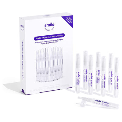 SmileDirectClub Teeth Whitening Kit, 4 1.4mL Gel Pens w/ LED Light & Travel Case - VMInnovations