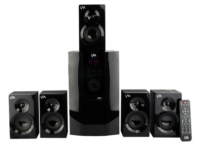 VM Audio EXMS590T 800W 5.1 Multi Media Surround Sound Speakers System - Open Box