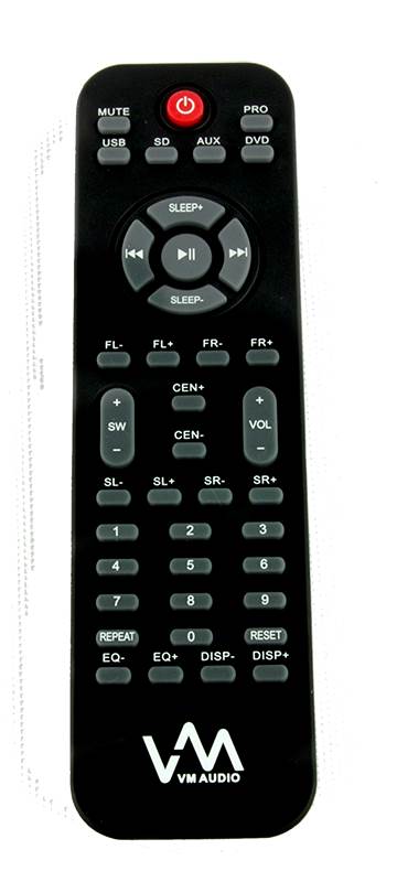 VM Audio EXMS590T 800W 5.1 Multi Media Surround Sound Speakers System - Open Box