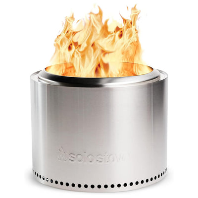 Solo Stove Bonfire 19.5" Smokeless Fire Pit with Removable Ash Pan | Portable Outdoor Fire Pit | Stainless Steel - Wood Burning Lightweight Fireplace | Ideal for 4-6 People, 20 lbs