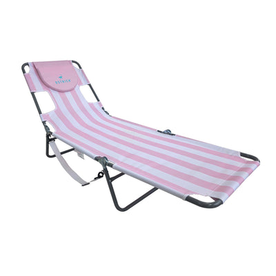 Ostrich The Original Chaise Lounge,Facedown Beach Pool Tanning Chair (Open Box)