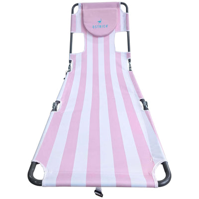 Ostrich The Backpack Chaise Lounge, Facedown Beach Camping Chair (Open Box)