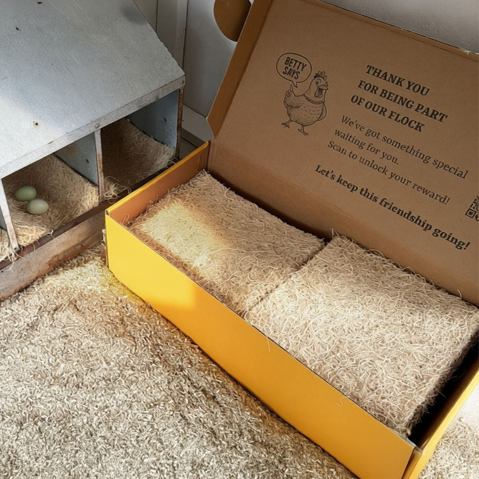 Premium Poultry 20-Pk Aspen Nesting Pads for Chicken Coop Nest Boxes, (Open Box)