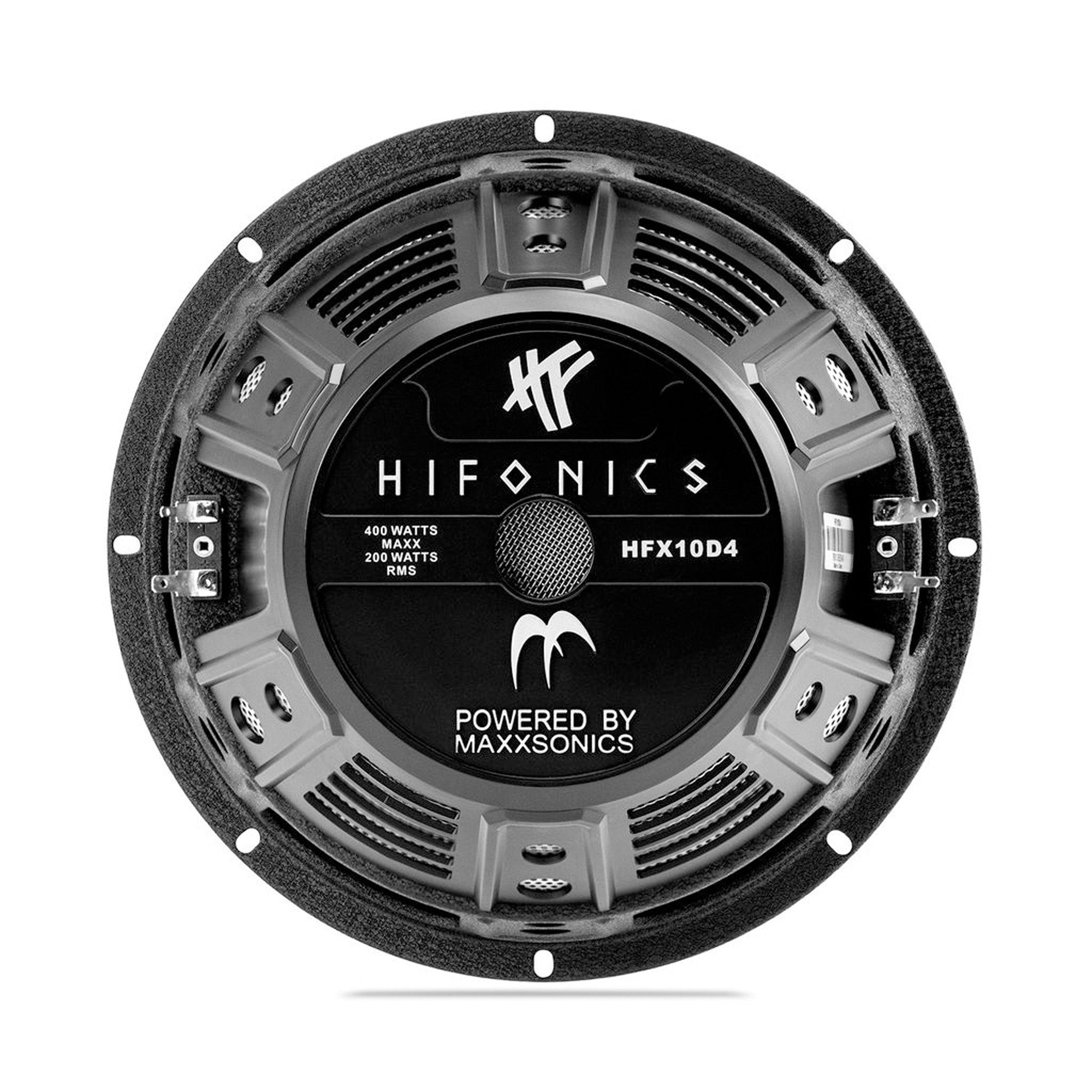 Hifonics 2 Pack 10" Subwoofer, 400 Watt Max 200W RMS Car & Powersports Speaker