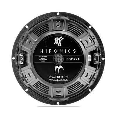 Hifonics 4 Pack 10" Subwoofer, 400 Watt Max 200W RMS Car & Powersports Speaker