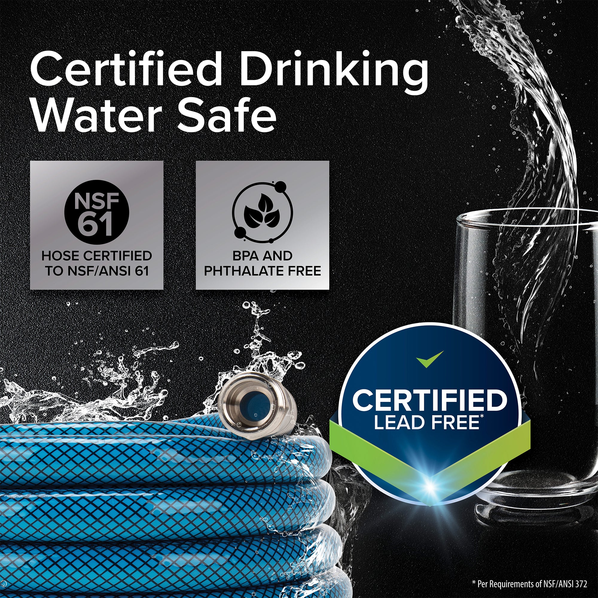 Camco TastePURE 50' RV & Marine Drinking Water Hose, 5/8" Inside Diameter (Used)