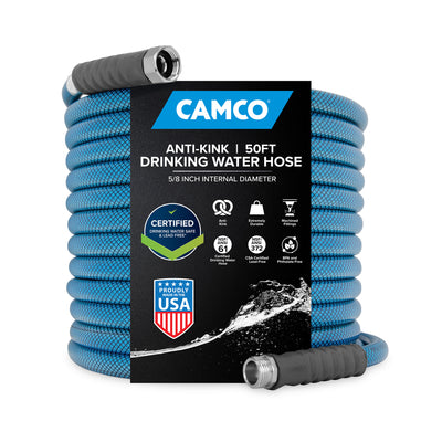 Camco TastePURE 50' RV & Marine Drinking Water Hose, 5/8" Inside Diameter (Used)