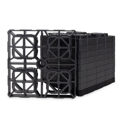 Camco 10 Pack Fasten XL RV Leveling Blocks, Interlocking Design, 10.5" x 10.5" - VMInnovations