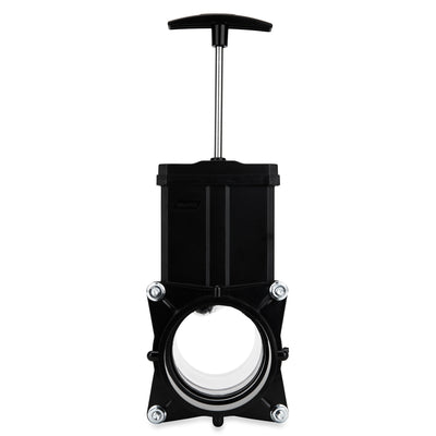 Camco RV Gate Valve with 3.5 Inch Clear Adapter for Sewer Hose and Drain Pipe - VMInnovations