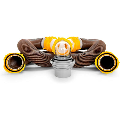 Camco Revolution 20 Ft RV Sewer Hose Kit with Swivel Fittings and Wye Connector - VMInnovations