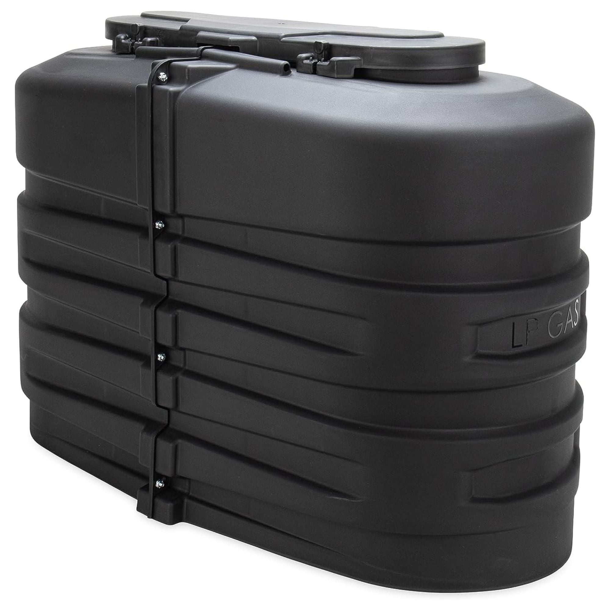 Camco Dual Propane Tank Cover for Campers or RVs, Fits 2 20lb Tanks (Open Box)