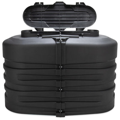 Camco Dual Propane Tank Cover for Campers or RVs, Fits 2 20lb Tanks (Open Box)