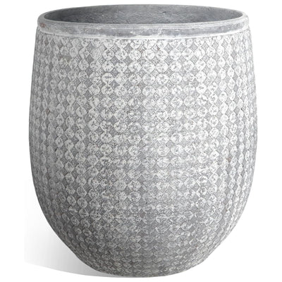 Worth 14.5" Round Planter, Lightweight Magnesium Oxide Plant Pot (Open Box)