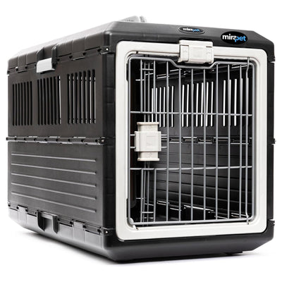 Mirapet Pet Carrier, Collapsible Portable Dog Crate for Large DogsCats(Open Box)