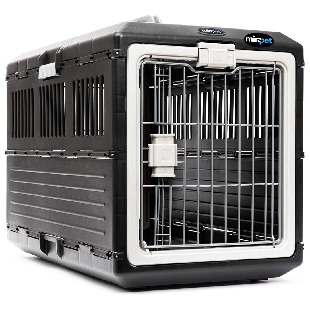 Mirapet Pet Carrier, Collapsible Portable Kennel for Medium Cats or Dogs, 26" - VMInnovations