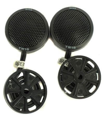 2) BOSS TW18 .5" 200W Micro Dome Car Audio Tweeters Swivel/Surf/Angle Mount