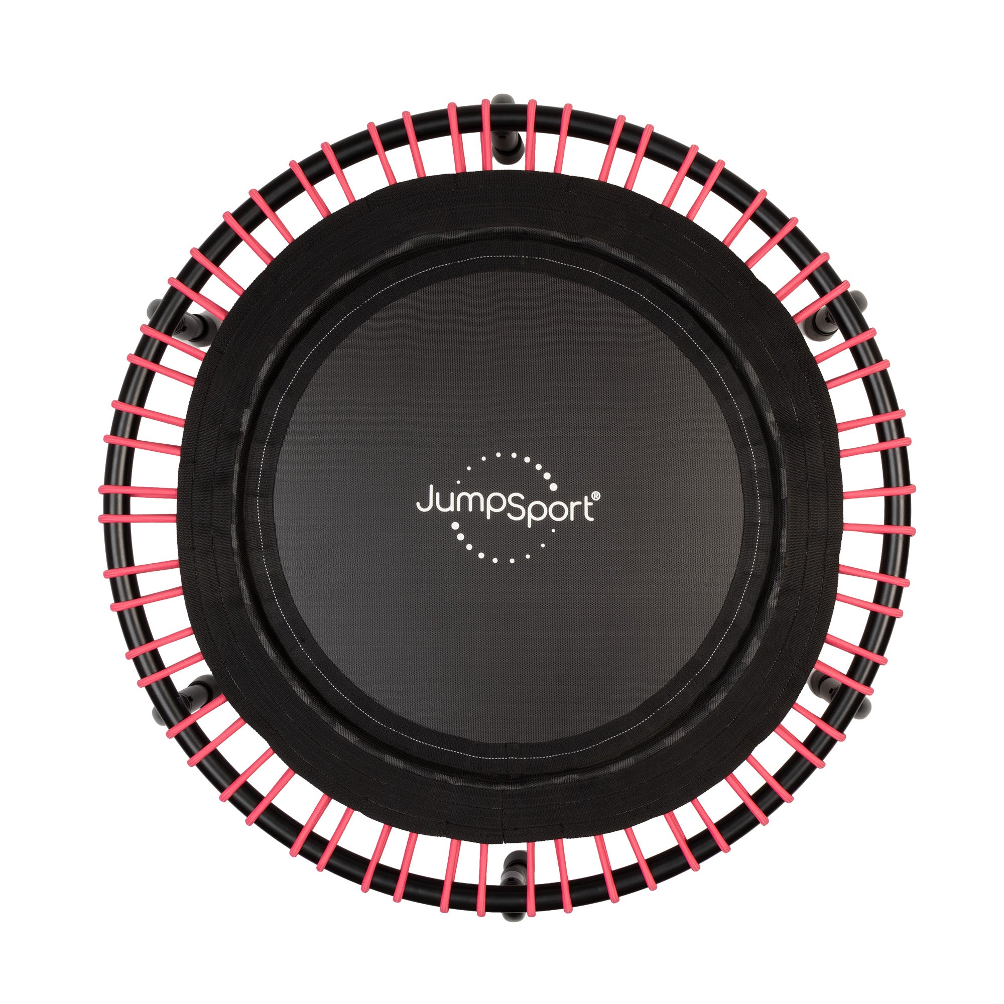 JumpSport 230 Workout Rebounder for Adults, 39" Mini Fitness Trampoline, Black