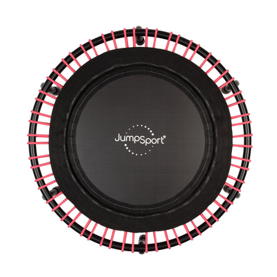 JumpSport 230 Workout Rebounder for Adults, 39" Mini Fitness Trampoline, Black