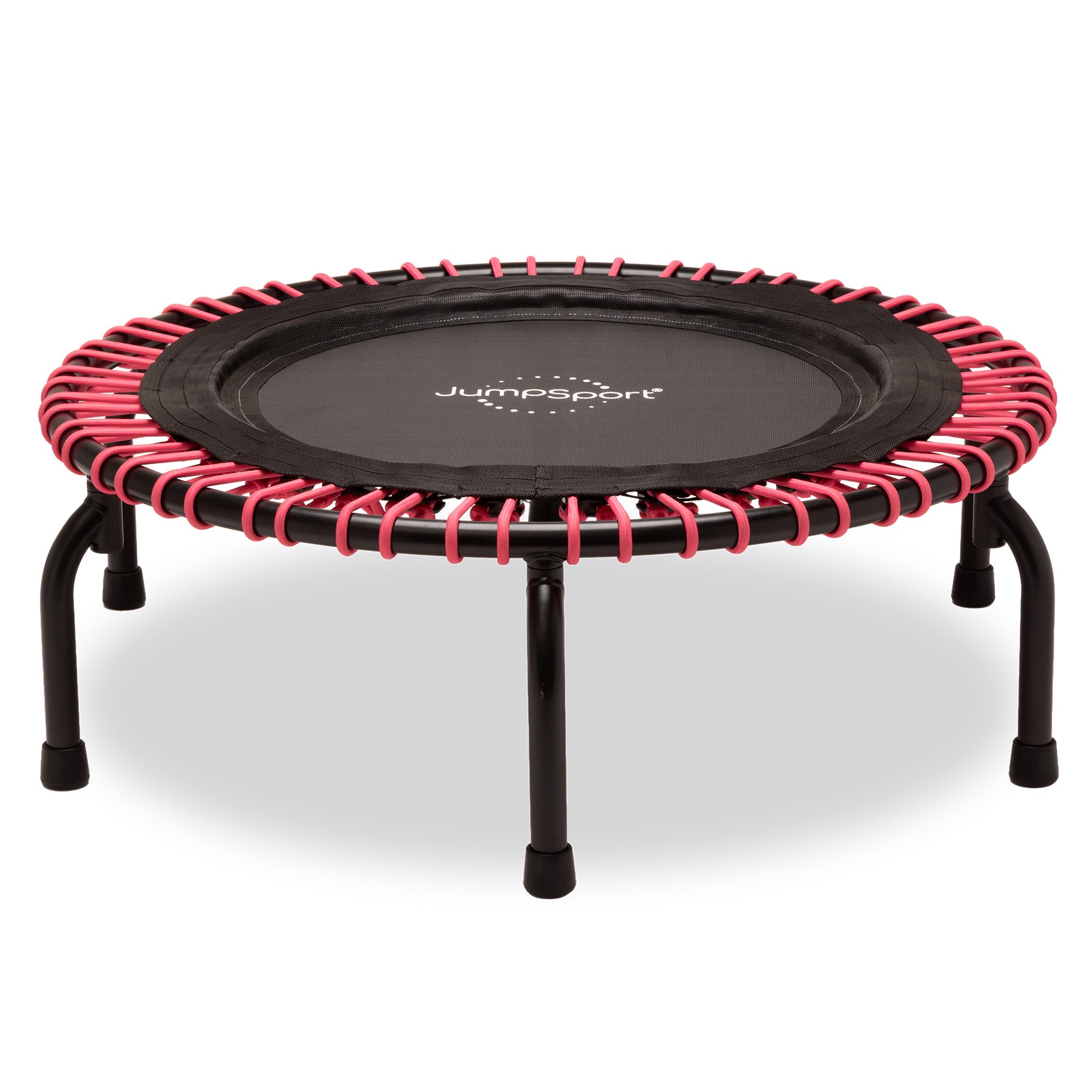 JumpSport 230 Workout Rebounder for Adults, 39" Mini Fitness Trampoline, Black
