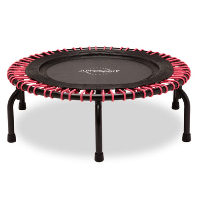 JumpSport 230 Workout Rebounder for Adults, 39" Mini Fitness Trampoline, Black
