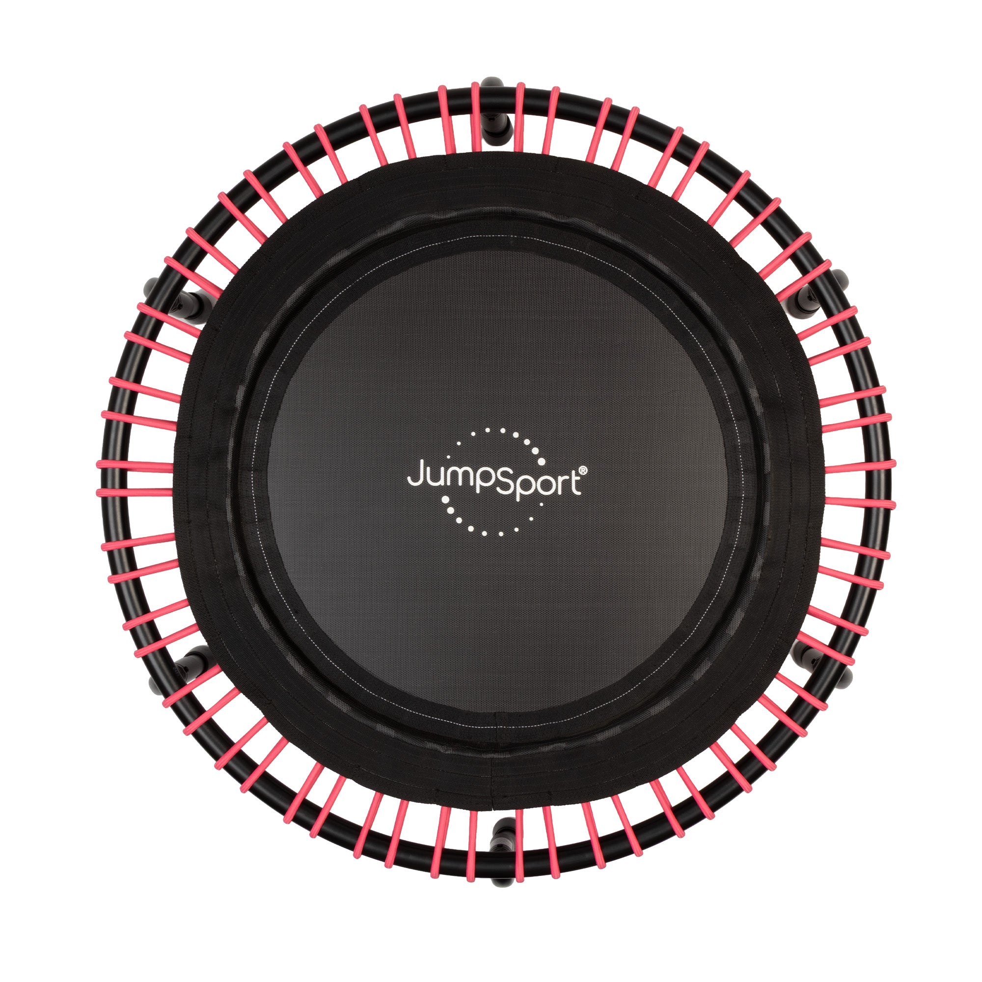 JumpSport 220 Workout Rebounder for Adults, 39" Mini Fitness Trampoline, Black