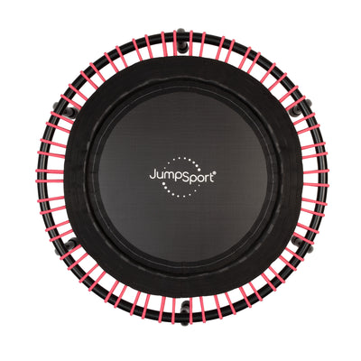 JumpSport 220 Workout Rebounder for Adults, 39" Mini Fitness Trampoline, Black
