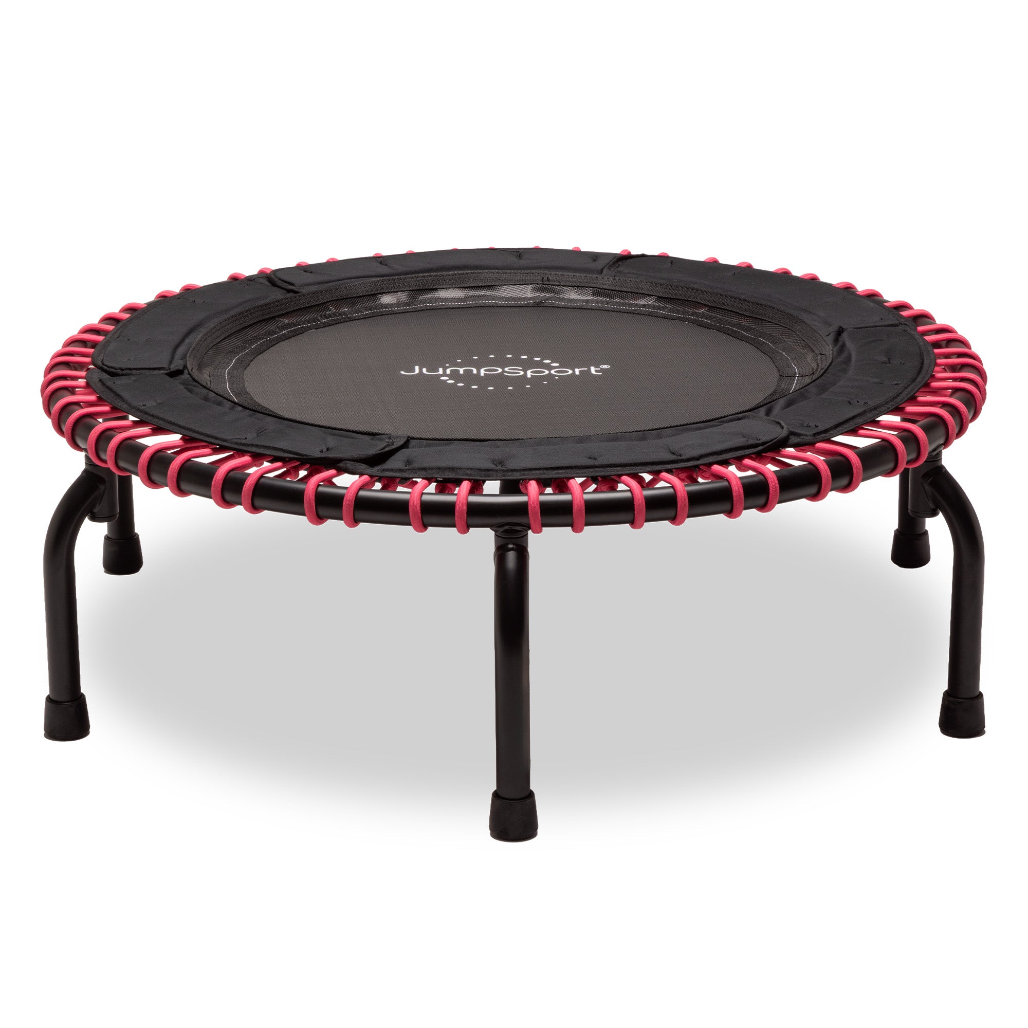 JumpSport 220 Workout Rebounder for Adults, 39" Mini Fitness Trampoline, Black
