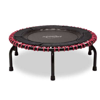 JumpSport 250 Workout Rebounder for Adults, 39" Mini Fitness Trampoline, Black