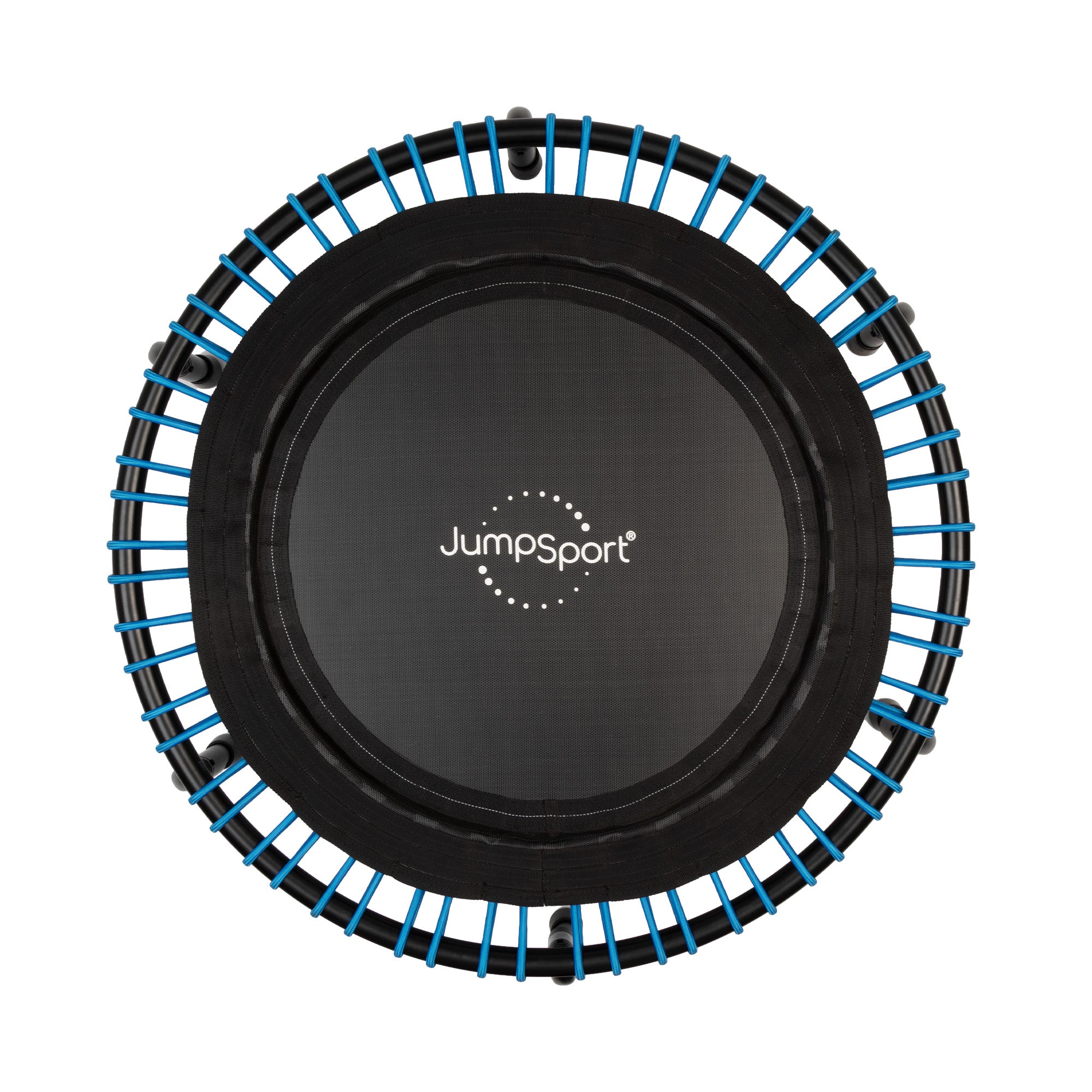 JumpSport 220 Workout Rebounder for Adults, 39" Mini Fitness Trampoline, Black