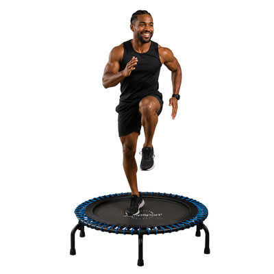 JumpSport 220 Workout Rebounder for Adults, 39" Mini Fitness Trampoline, Black - VMInnovations