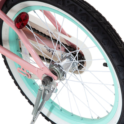 RoyalBaby Princess Outdoor Kid's Bicycle with Basket, 20 Inch, Jenny Pink/Mint