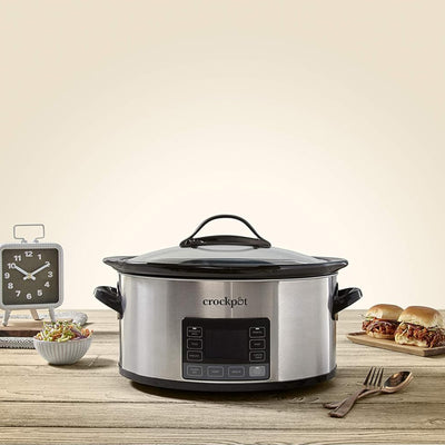 Crock-Pot 6qt Programmable Slow Cooker, Digital Timer & MyTime Technology (Used)